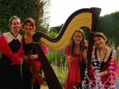 photo de Concert Harpe Violon et 2 Chanteuses