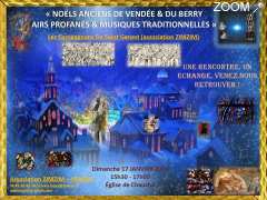 photo de Concert de Noëls anciens de Vendée, du Berry et de Loire Atlantique - "Les Compagnons de Saint Genest" (Association ZIMZIM)